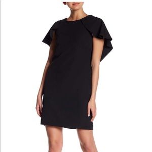 Nanette Lepore Cape Overlay Sheath Dress